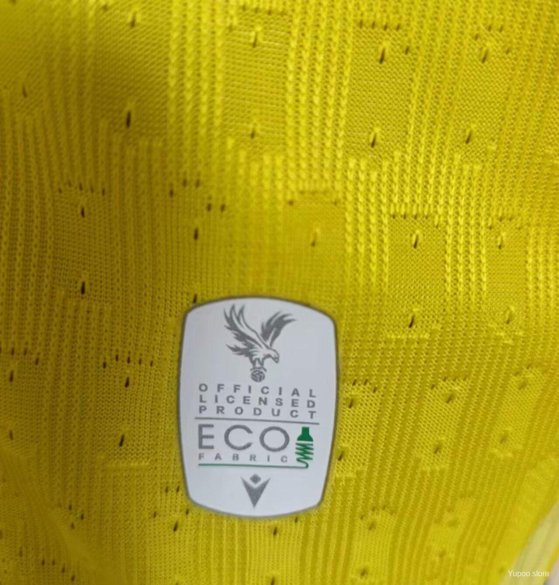 Player Version 24/25 Crystal Palace Away Yellow Jersey 1:1 Thai Quality