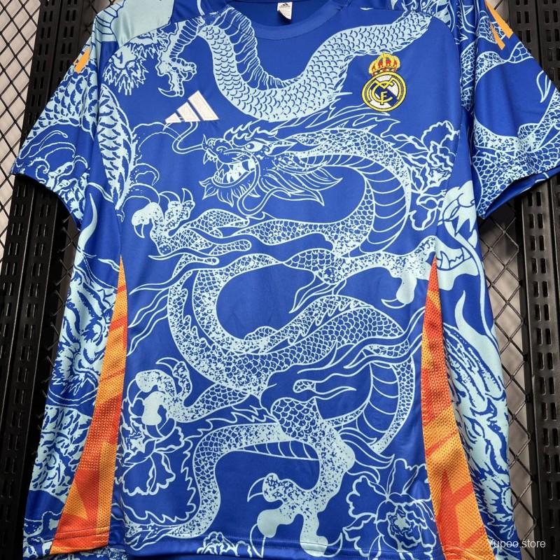 2024/25 Real Madrid Blue Dragon Special Edition Jersey 1:1 Thailand Quality