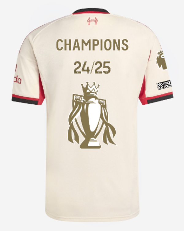 (S-4XL) Liverpool 25/26 Premier League Champions Away Kit 1:1 Thai Quality