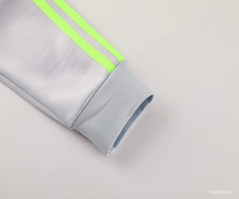 24/25 Bayern Munich Grey/Black Full Zipper Jacket +Long Pants 1:1 Thai quality