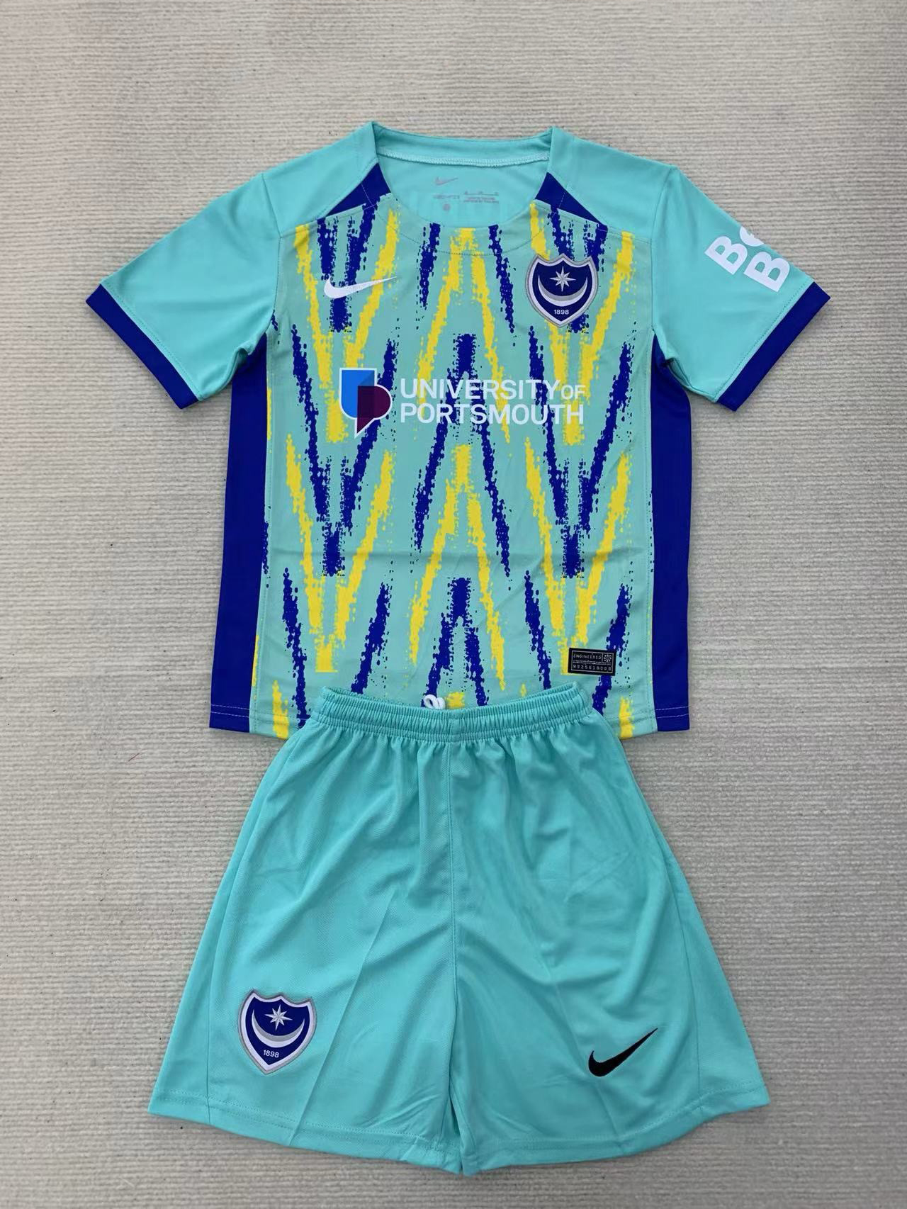 Kids 24/25 Portsmouth Third Jersey 1:1 Thai Quality