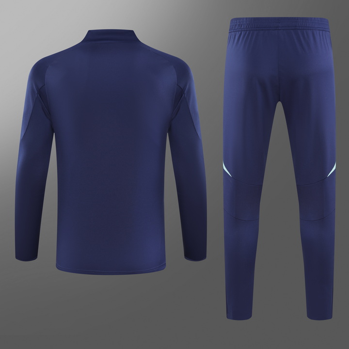24/25 Arsenal Upper Blue Half Zip Training Top 1:1 Thai quality