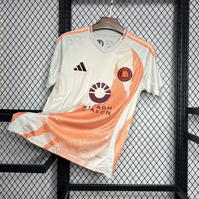 24/25 AS Roma Away White Jersey 1:1 Thai Quality 1:1 Thai Quality