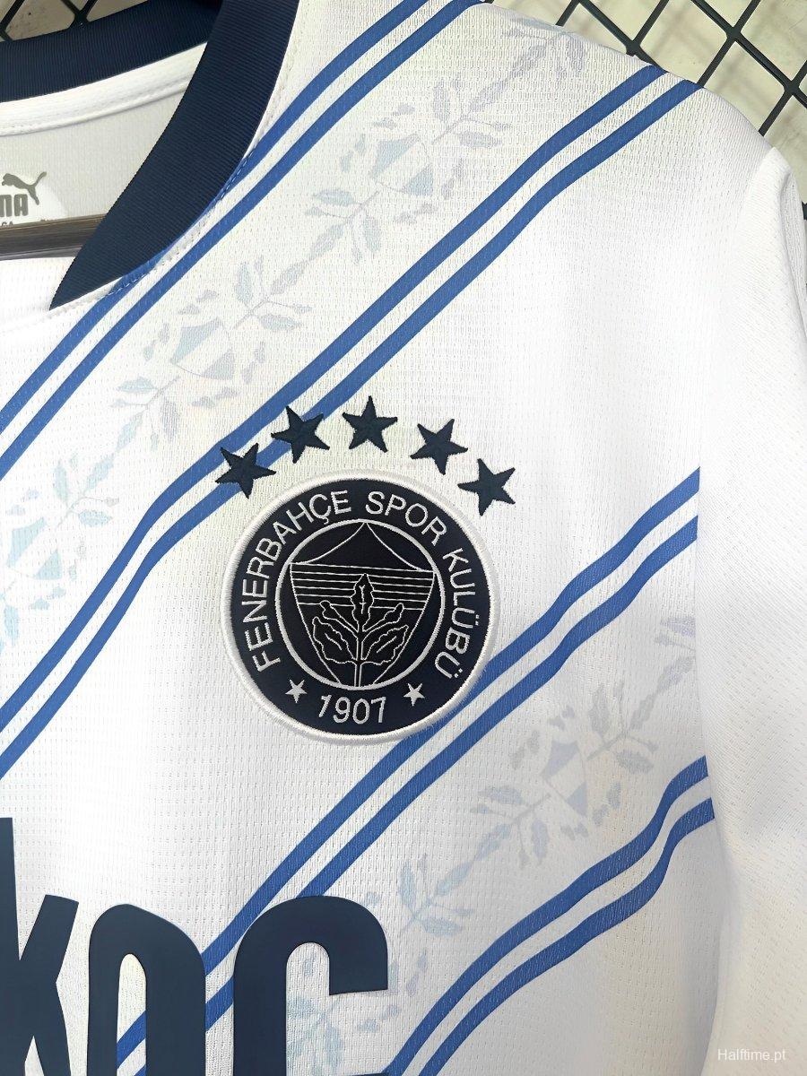24/25 Fenerbahce Away White Jersey 1:1 Thai Quality