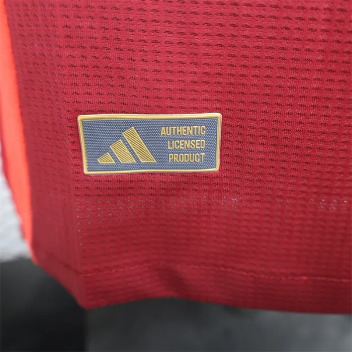 Player Man Utd Home Kit 24/25 Football Jersey Long Sleeves 1:1 Thai quality