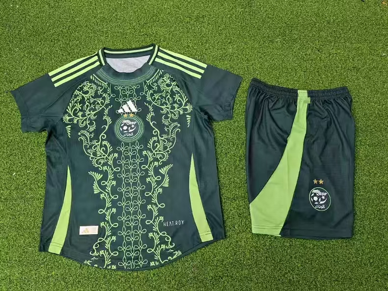 Kids 24/25 Algeria Away Jersey 1:1 Thai Quality