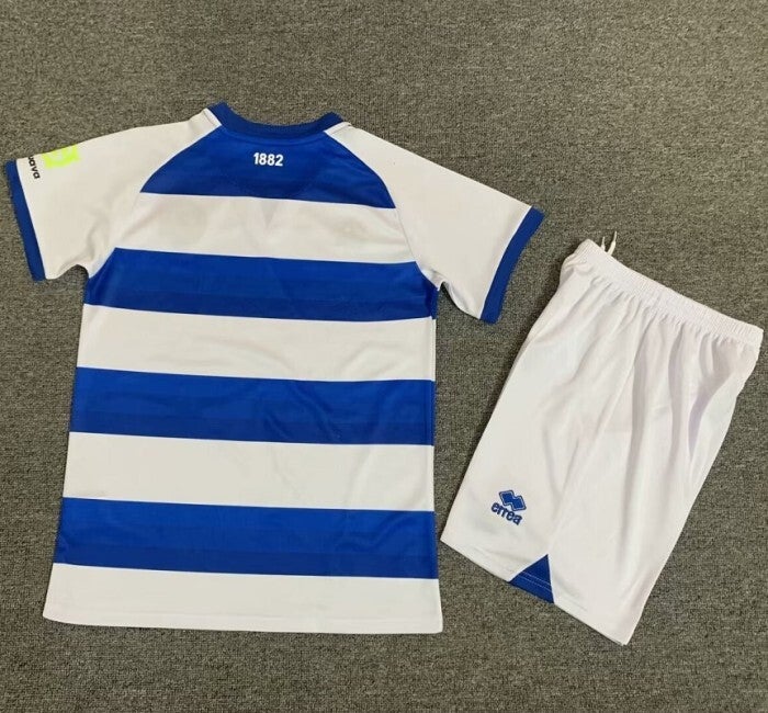 Kids version QPR Home Kit 24/25 Football Jersey 1:1 Thai quality