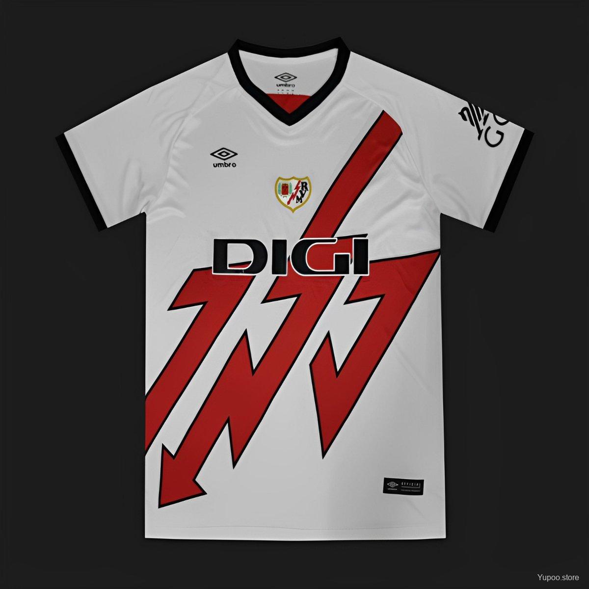 24/25 Rayo Vallecano home White Jersey 1:1 Thai Quality