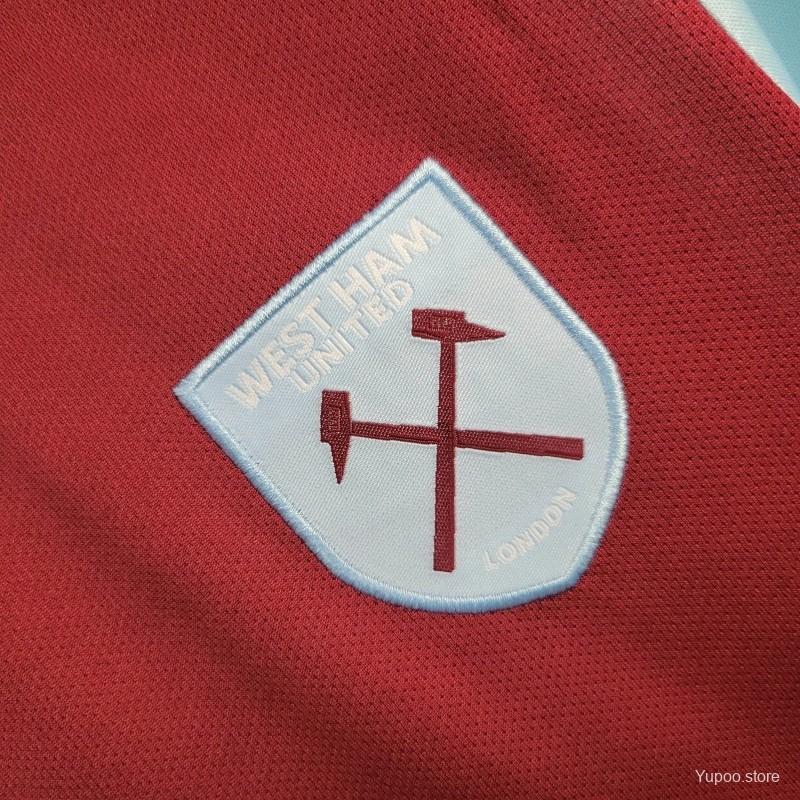 24/25 Kids West Ham United Home Jersey 1:1 Thai Quality