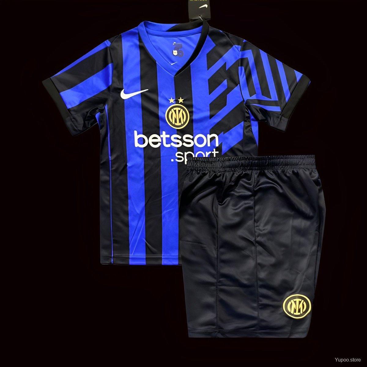24/25 Kids Inter Milan Home Jersey 1:1 Thai Quality
