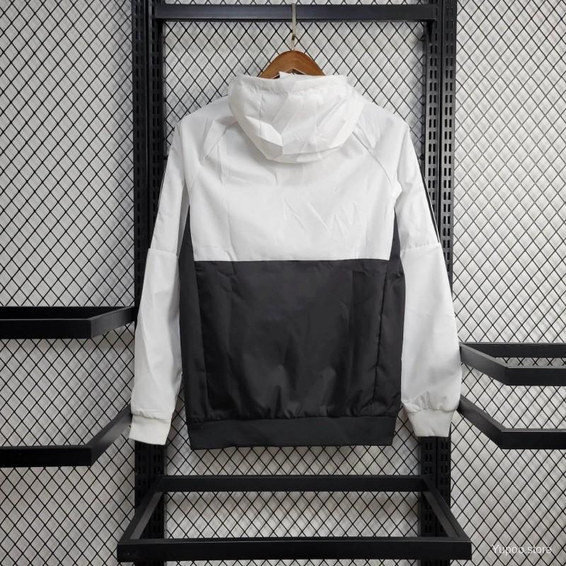 24/25 Man Utd Black White Windbreaker 1:1 Thai quality