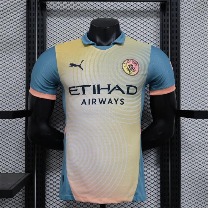 Player Version MCFC Fourth Kit 24/25 Football Jersey 1:1 Thai quality
