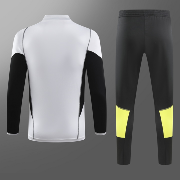 24/25 Flamengo grey half-zip training suit 1:1 Thai quality