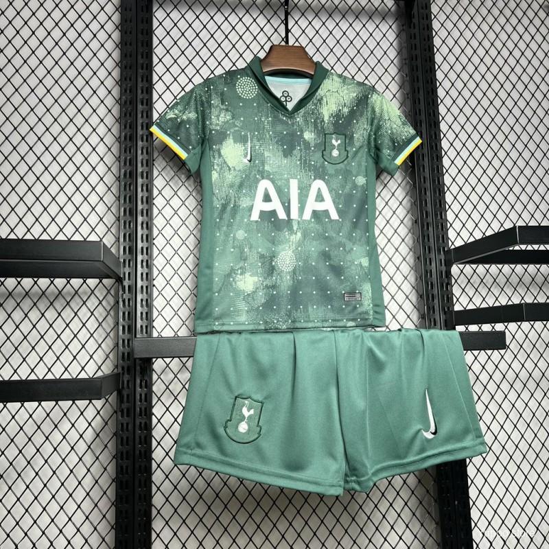 24/25 Kids Tottenham Hotspur Third Green Jersey