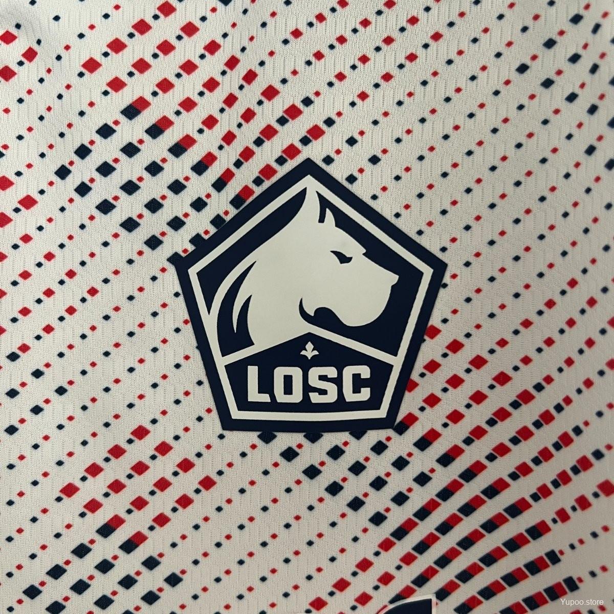 24/25 Lille OSC Away White Jersey 1:1 Thai quality