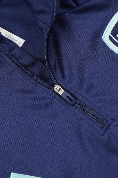 24/25 Arsenal Upper Blue Half Zip Training Top 1:1 Thai quality