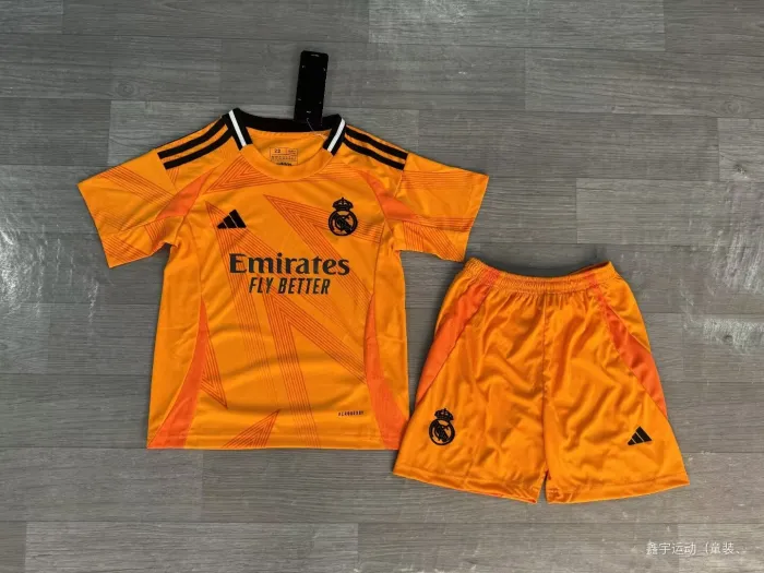 Kids Real Madrid Away Kit 24/25 Football Jersey