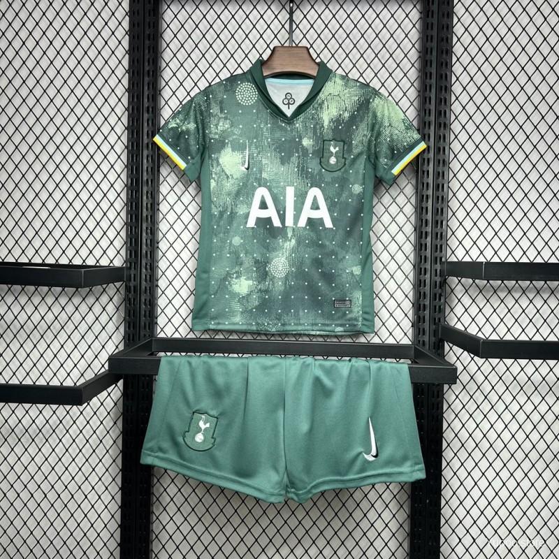 24/25 Kids Tottenham Hotspur Third Green Jersey