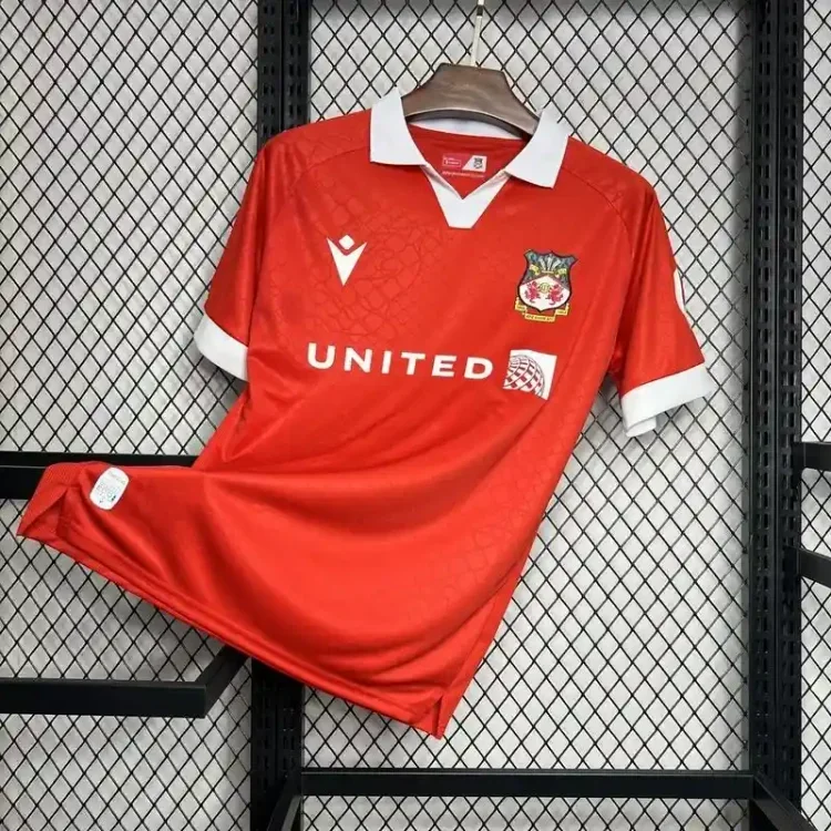 24/25 Wrexham Home Jersey 1:1 Thai Quality