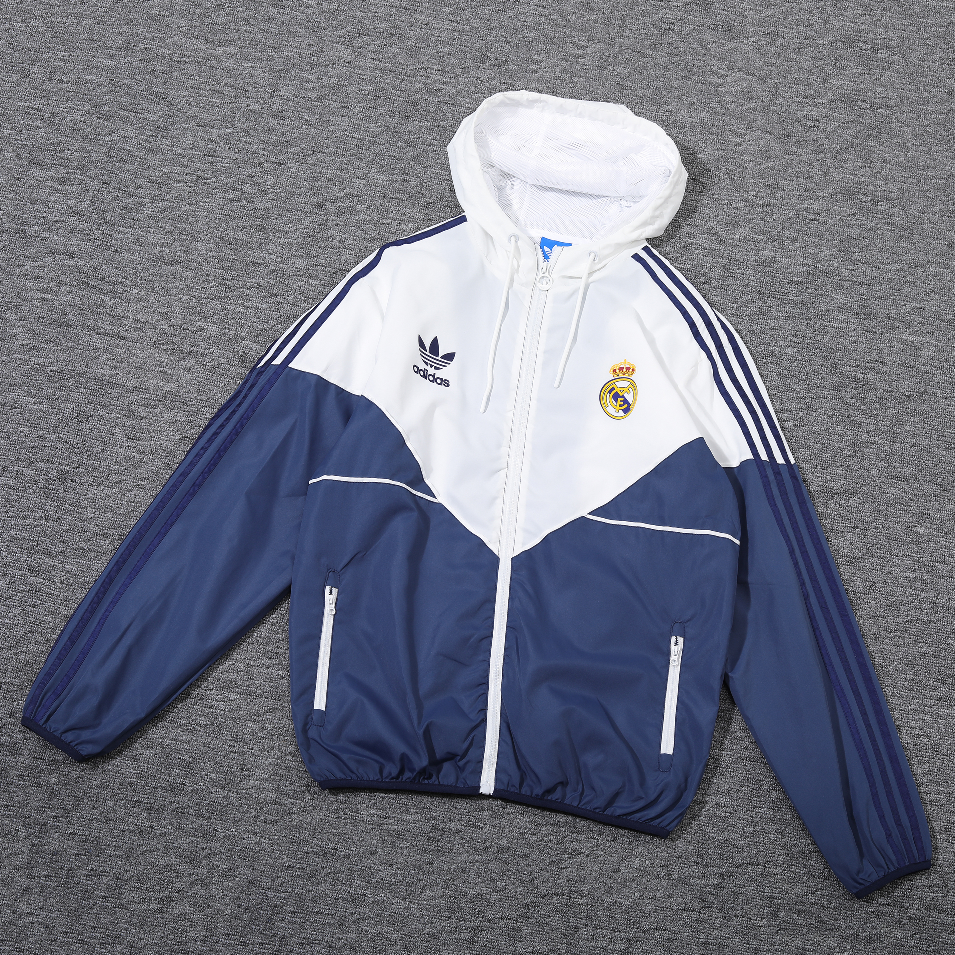 24/25 Real Madrid white coat jacket 1:1 Thai quality