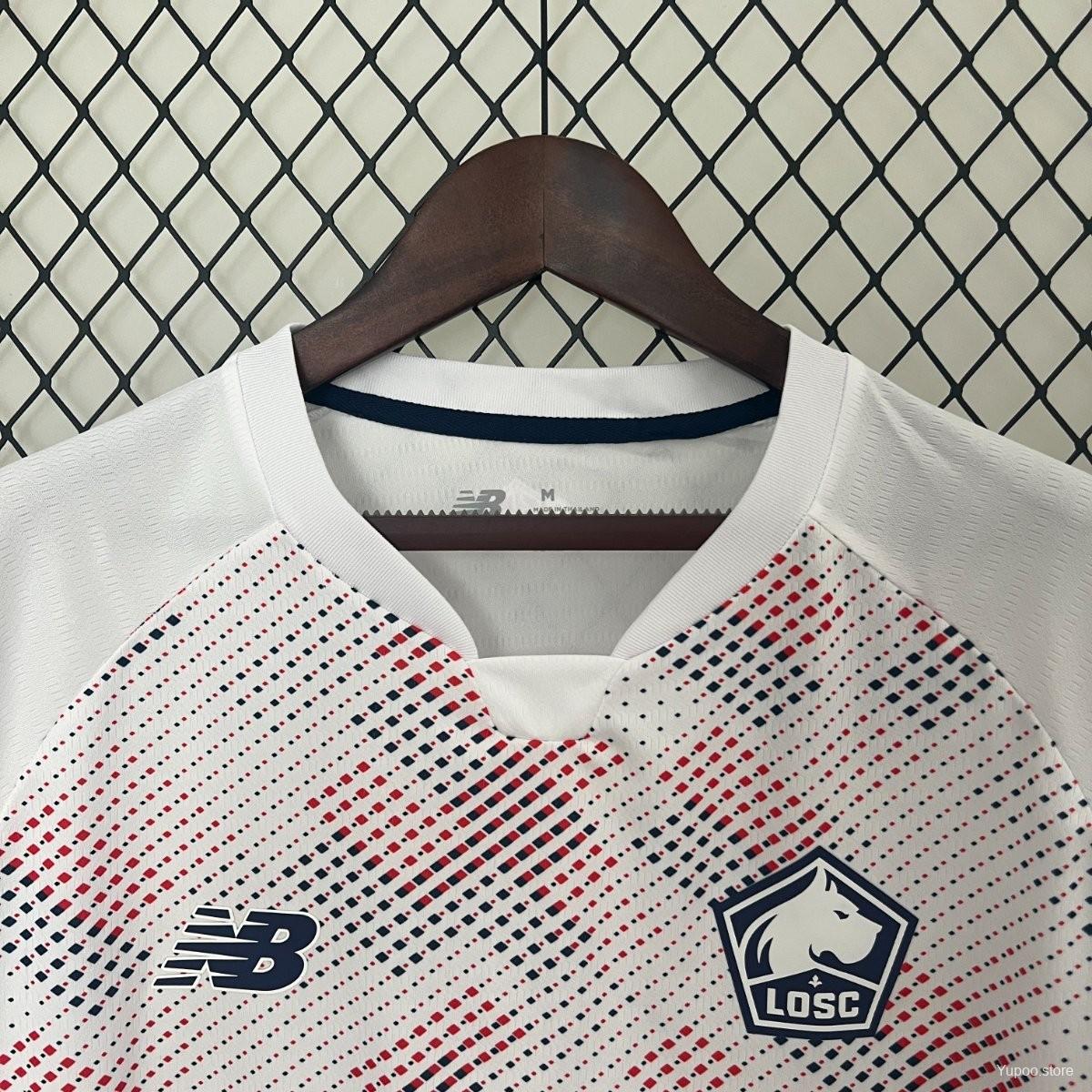 24/25 Lille OSC Away White Jersey 1:1 Thai quality