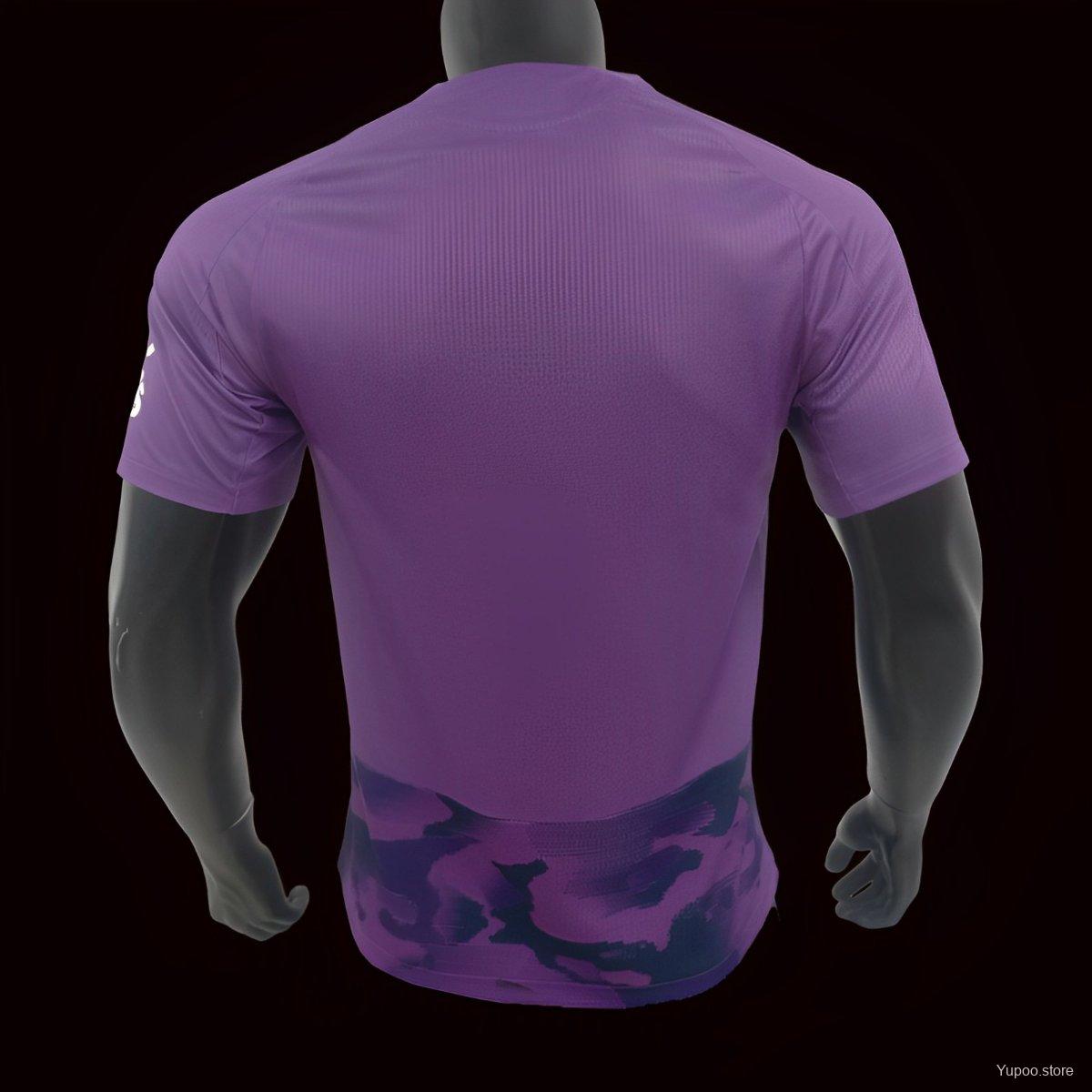 Player Version 24/25 Fulham Third Purple Jersey 1:1 Thai Quality