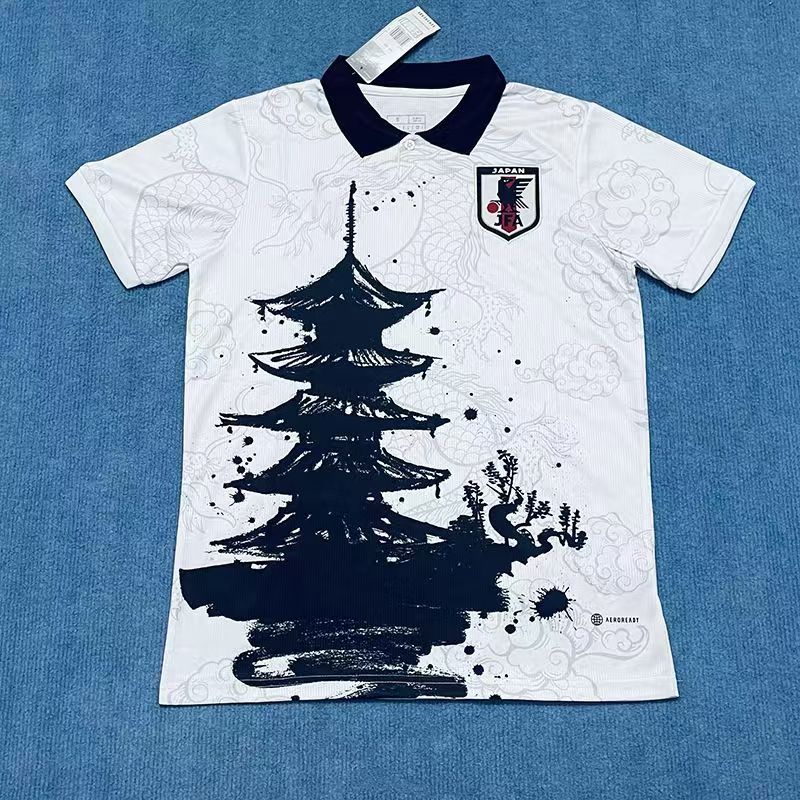 2024 Japan Special Edition Jersey White Dragon Ink Tower