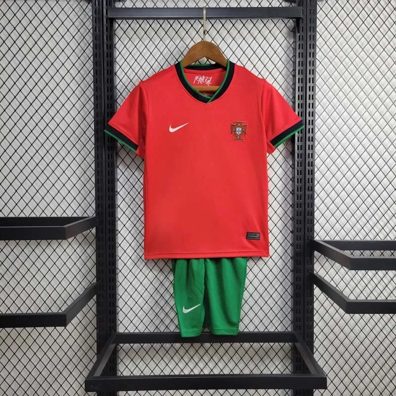 2024 Portugal Home Football Shirt 1:1 Thai Quality Kids Size