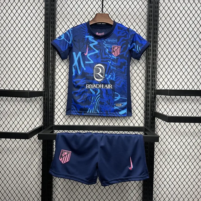 Kids Atletico Madrid Third Kit 24/25 Football Jersey 1:1 Thai Quality Kids Size