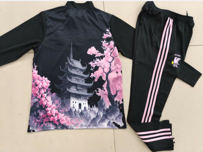 24/25 Japan black print Training suit set 1:1 Thai quality