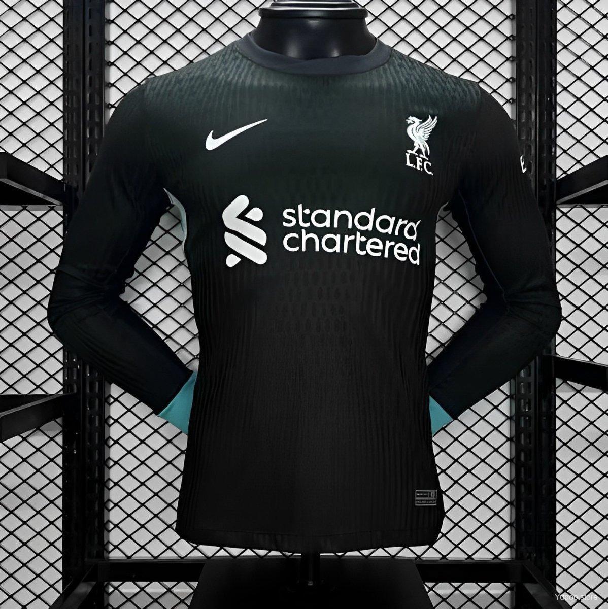 Player Version 24/25 LFC Away Long Sleeve Jersey 1:1 Thai Quality