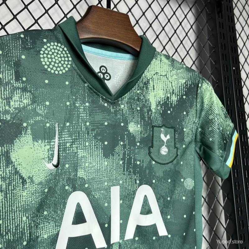 24/25 Kids Tottenham Hotspur Third Green Jersey