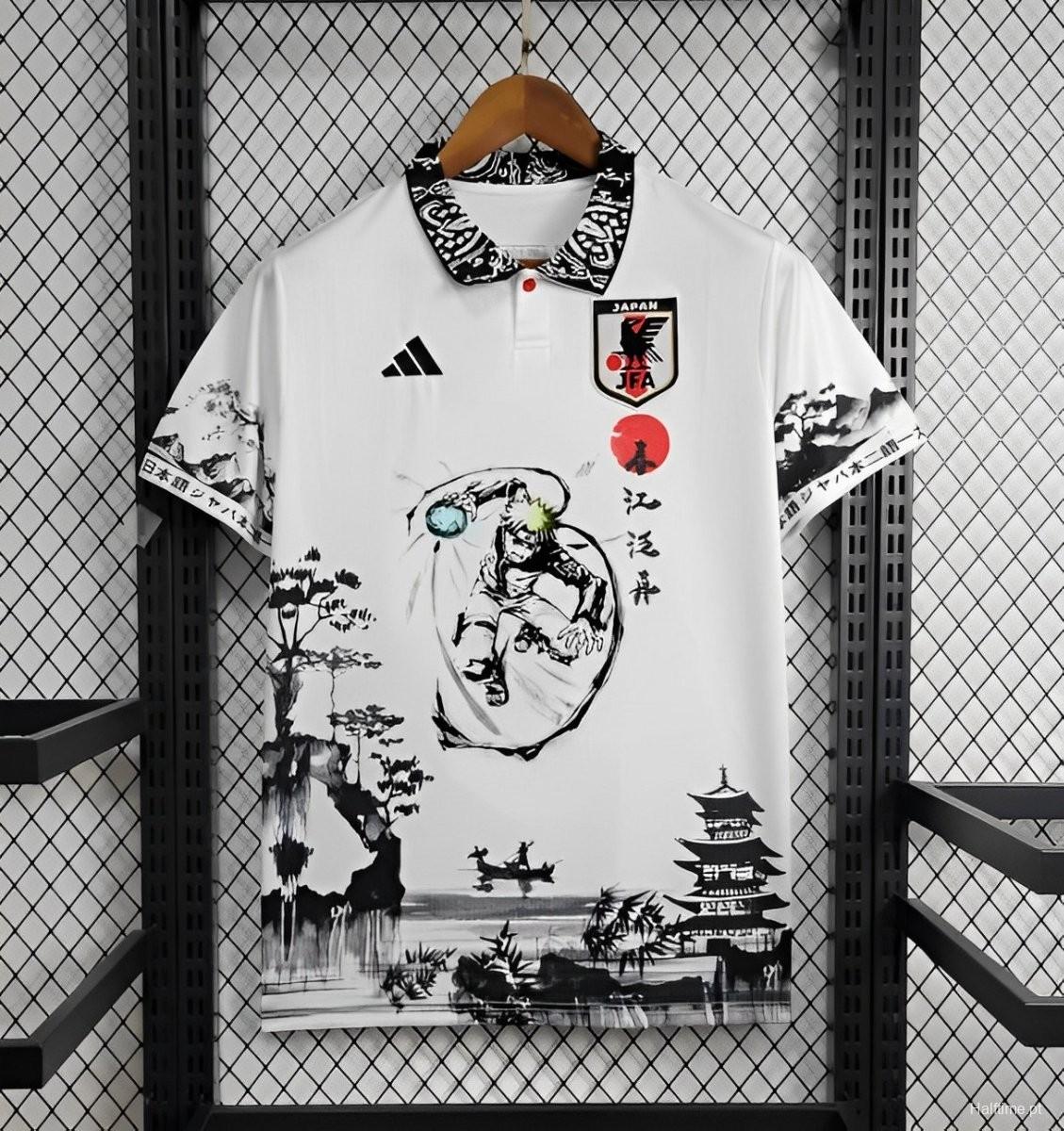 24/25 Japan Uzumaki Naruto White Special Jersey 1:1 Thai Quality