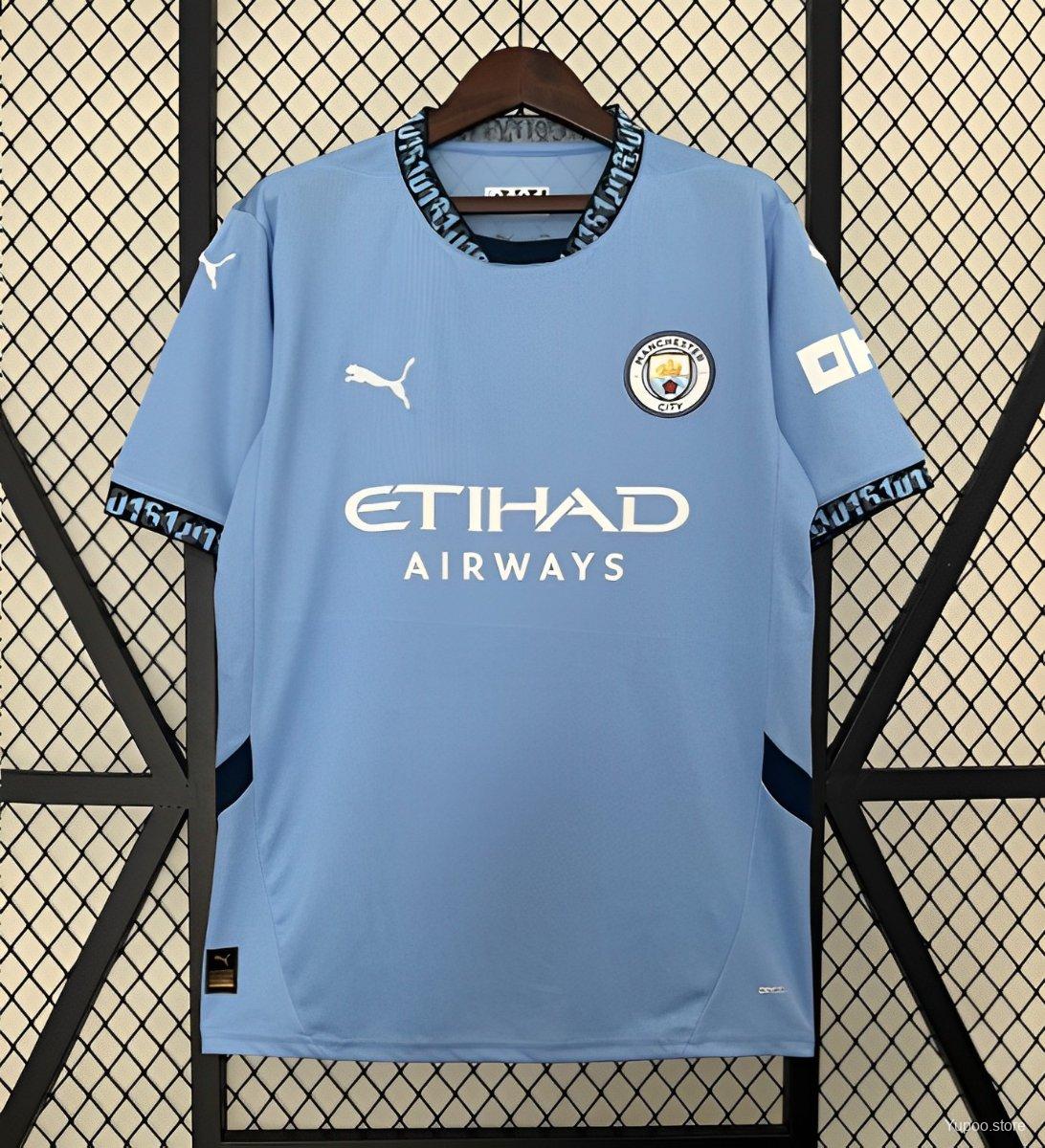 24/25 MCFC Home Jersey 1:1 Thai quality