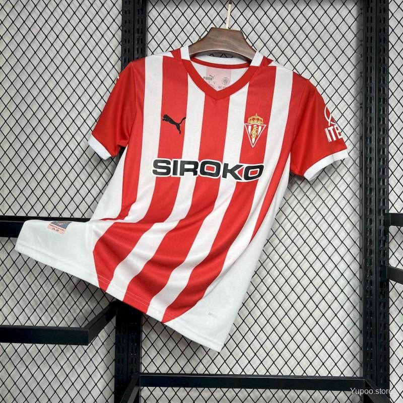 24/25 Sporting De Gijon Home Jersey 1:1 Thai Quality