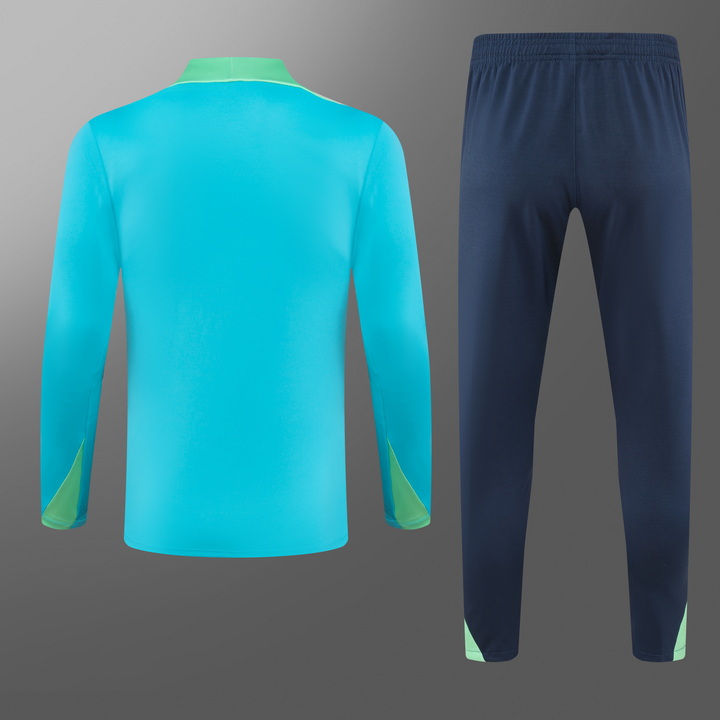 24/25 Brazil green half-zip training suit 1:1 Thai quality