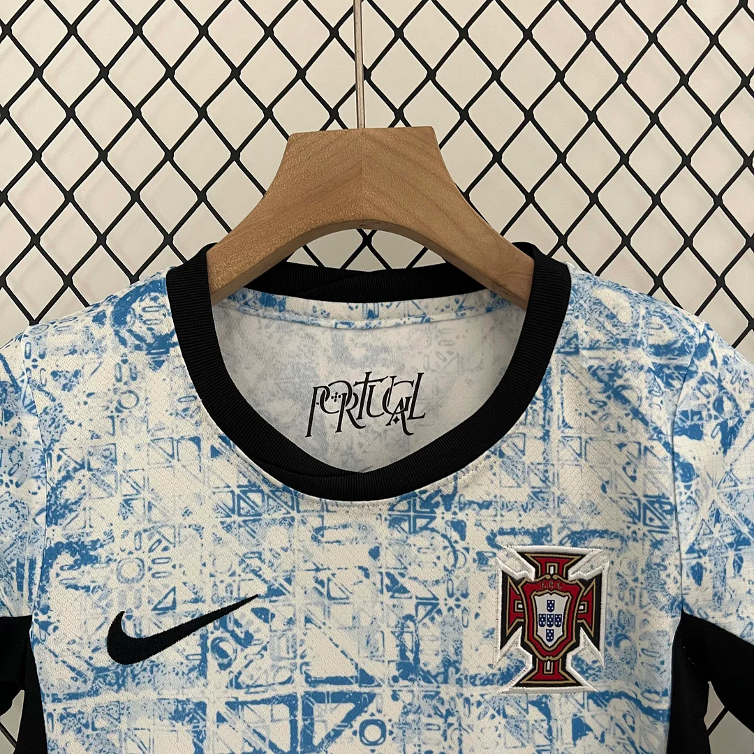 2024 Portugal Away Football Shirt 1:1 Thai Quality Kids Size