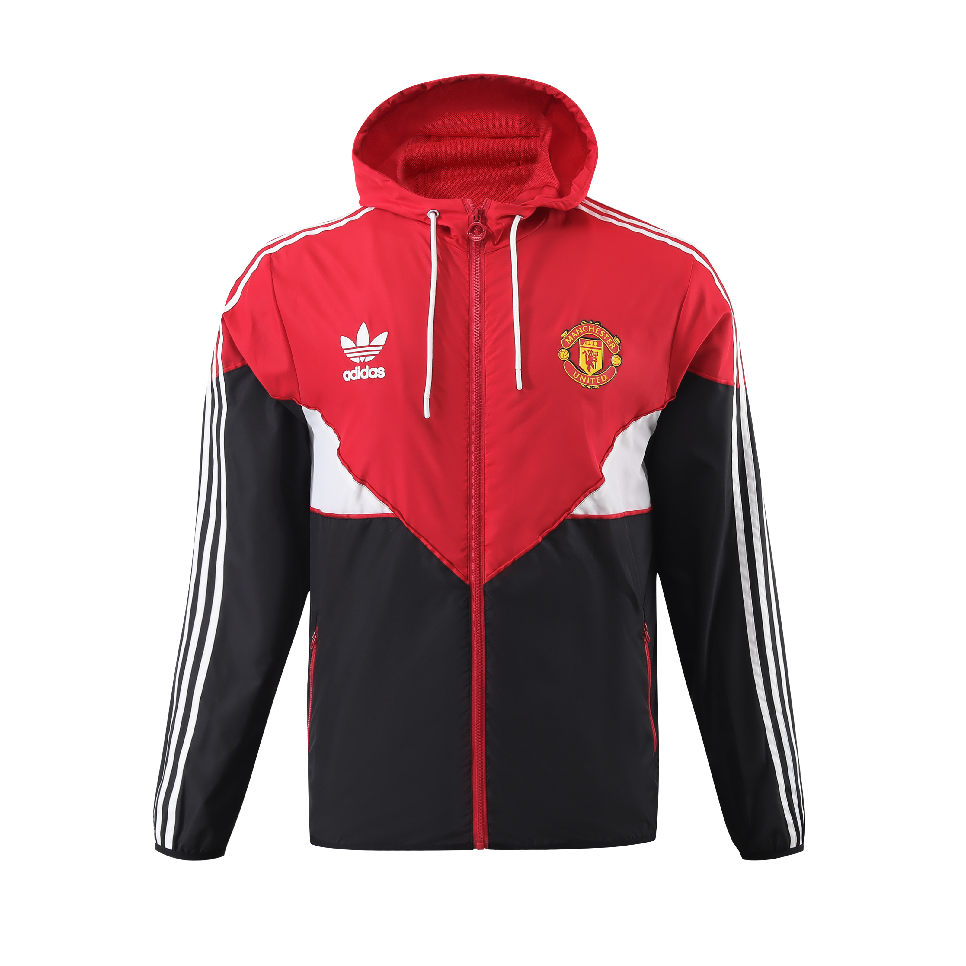 24/25 Manchester United Red and Black Jacket 1:1 Thai quality