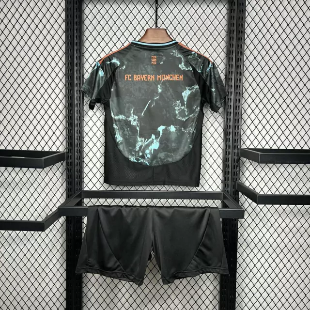 Kids Bayern Munich Away Kit Jersey+Shorts 24/25 1:1 Thai quality