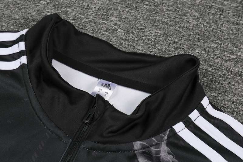 24/25 Real Madrid black special edition half-pull training suit 1:1 Thai quality