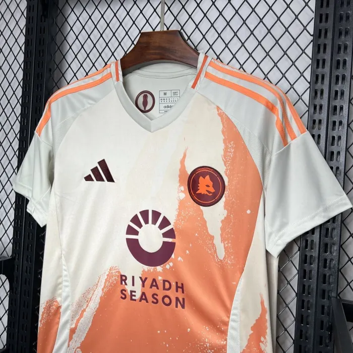 24/25 AS Roma Away White Jersey 1:1 Thai Quality 1:1 Thai Quality