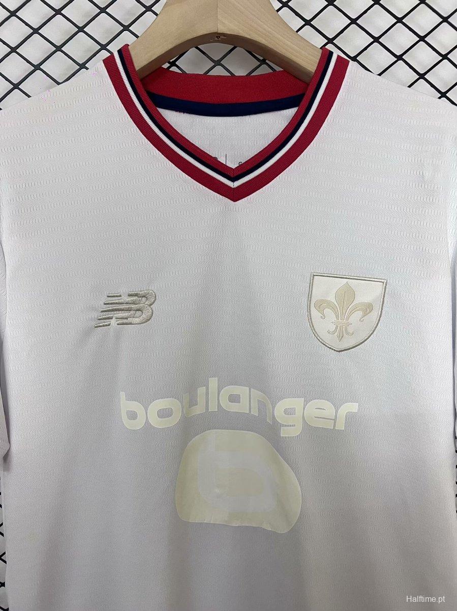 24/25 Lille OSC White 80th Anniversary Jersey 1:1 Thai quality