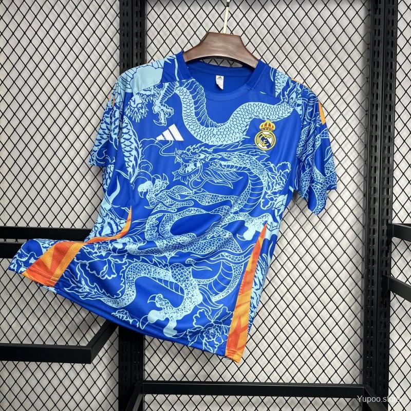 2024/25 Real Madrid Blue Dragon Special Edition Jersey 1:1 Thailand Quality
