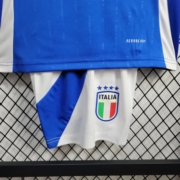 2024 Italy National Team Home Football Shirt 1:1 Thai Quality Kids Size