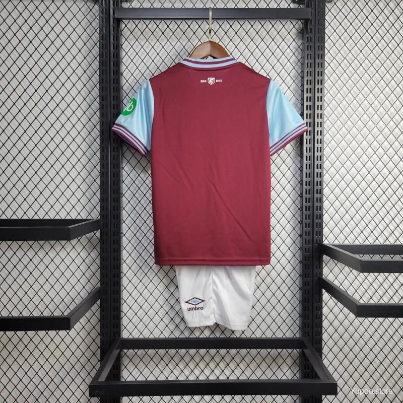 24/25 Kids West Ham United Home Jersey 1:1 Thai Quality