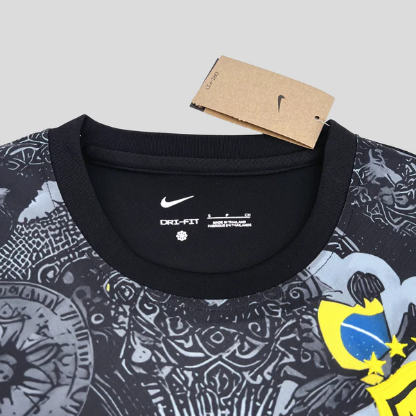 Brazil Christ the Redeemer Special Edition black Copa America 2024 Football Jersey 1:1 Thai Quality