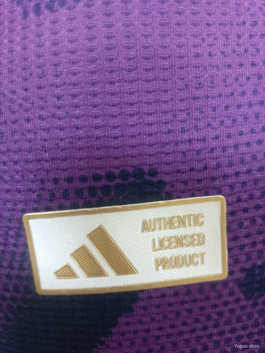 Player Version 24/25 Fulham Third Purple Jersey 1:1 Thai Quality