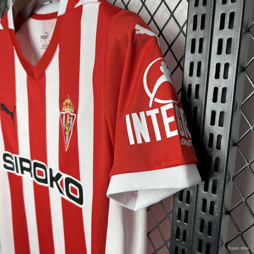 24/25 Sporting De Gijon Home Jersey 1:1 Thai Quality