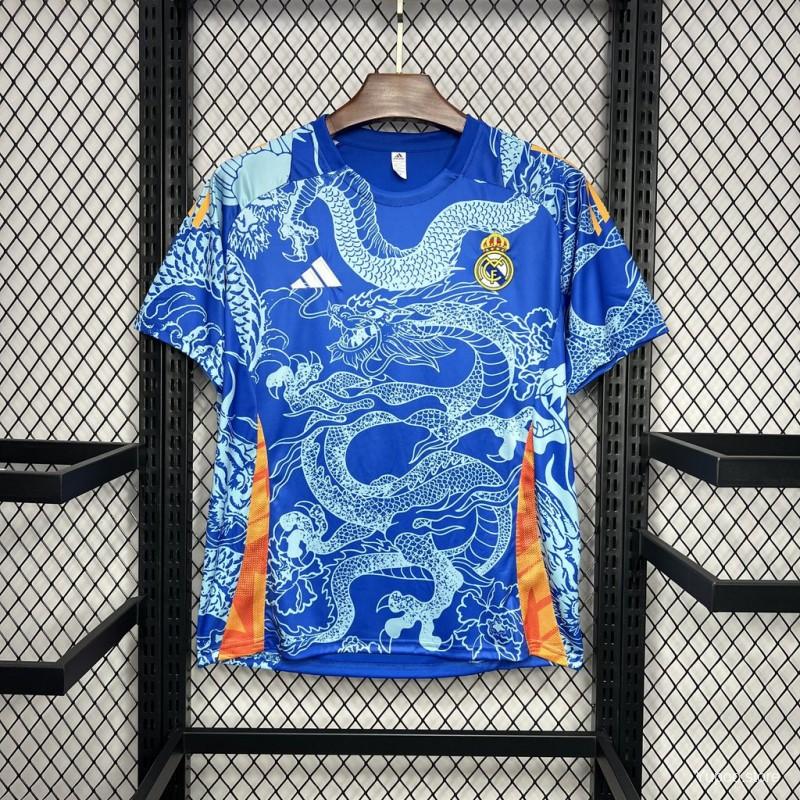 2024/25 Real Madrid Blue Dragon Special Edition Jersey 1:1 Thailand Quality