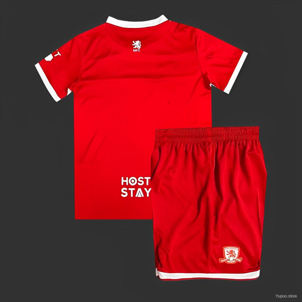24/25 Kids Middlesbrough Home Jersey 1:1 Thai Quality